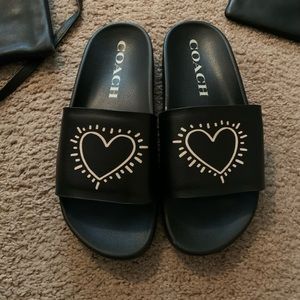 Coach x Keith Haring Slides